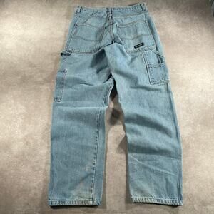 Vintage Wolverine Light Wash Carpenter Denim Jeans 31x30
